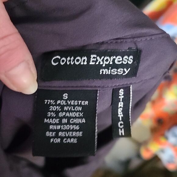 Cotton express chocolate button up - Picture 9 of 9